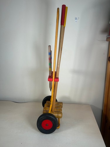 Vintage kids croquet - croquet, set
