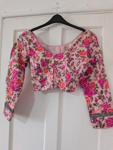 Floral indian blouse size - indian,