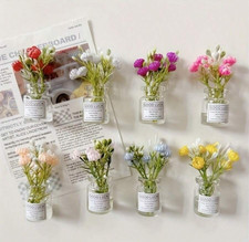 6 Mini Vase Fridge Magnets