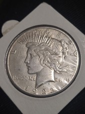 1922 US Peace Dollar - San