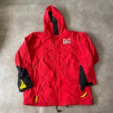 Marlboro Adventure Team Windbreaker Mens XL Vintage Full Zip Jacket, Red Black