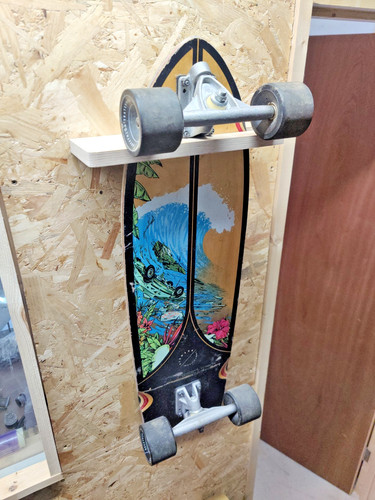 Skateboard deck wall mount - skateboard,