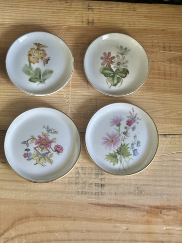 Flower glass plates decorative