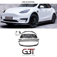 BODYKIT FOR TESLA MODEL Y BODY KIT FRONT LIP DIFFUSER SIDE SKIRT CARBON LOOK 20+