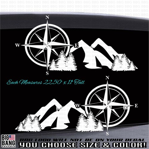 Travel compass mountain - (2),