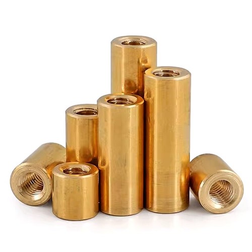 Brass threaded sleeve rod - brass,