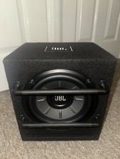 JBL STAGE 800BA Car 8" Ported Powered Built In Amp Subwoofer Enclosure 200W