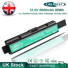 8800mAh Battery For Toshiba A300D L300D L450D L455D L500D L505D L550D L555D U300