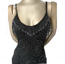 Vintage Y2K Spiderweb Beaded