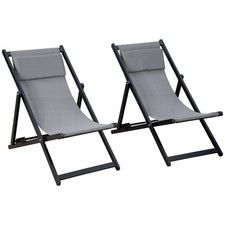 Set of 2 Folding Garden Beach