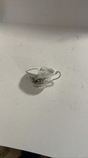 Vintage Queen’s Bone China Teacup MAY Lily of the Valley Gold Trim Tea Cup