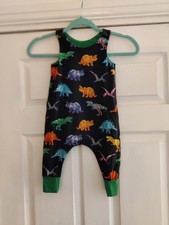Moo like a monkey  baby grow romper suit playsuit 9 to 12 months - dinosaurs