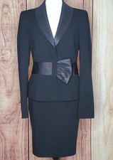 Escada Black Wool & Silk