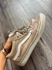 VTG Vans TNT SG Tony Trujillo Edition Skate Shoe - Tan Suede and Canvas Size 12