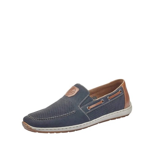 Rieker 08866 mens navy - rieker,