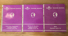 3 x Vauxhall Series PA Service Training Manuals TS404 TS406 TS408  1959