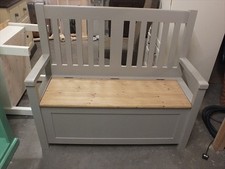 4FT PAINTED SLAT-BACK MONKS