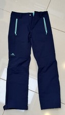 Decathlon Girl's Navy Size 12 Years Fleece Lined Waterproof  Hiking Trousers
