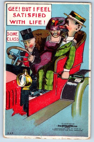 Boston postcard couple - boston,