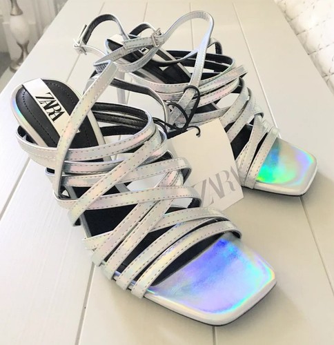 Ladies zara iridescent strappy - ladies,