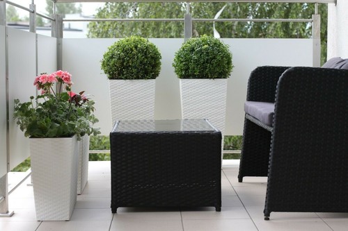 Tall planter garden flower - planter, pot