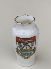 Grafton crested china vase - grafton,
