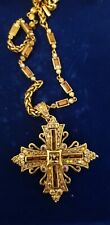 Camrose & Kross Faux gold cross necklace Worn by Jackie Kennedy