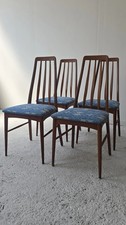 Niels KOEFOED 4 Scandinavian Rosewood Chairs EVA Model