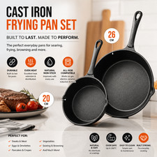 Heavy Duty 20-26cm Cast Iron