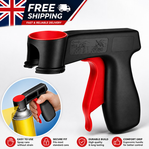 Universal spray can gun - can,