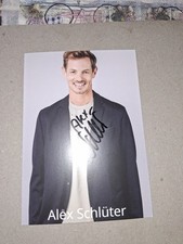 Autograph card Alex Schlüter