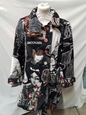 Desigual abstract pattern coat - abstract,