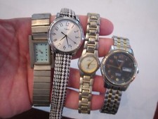 10 VINTAGE PREMIUM WATCHES - TIMEX, SEIKO, BENRUS & MORE -TUB BBB