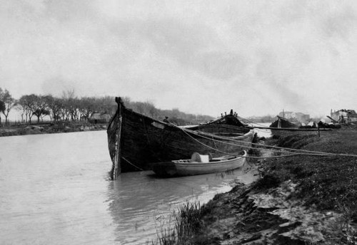 Lazio barges the tiber - the,