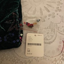 Free People Green Velvet