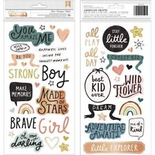 Crate Paper Magical Forest Puffy Phrase Thickers