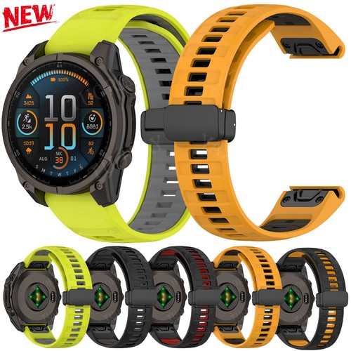 Quick fit silicone strap watch - quick,