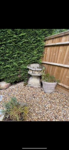 Pair haddonstone planters - pair,
