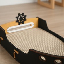 Pirate ship feline bed - pirate,