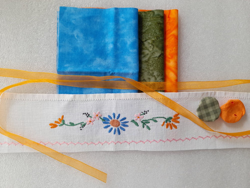 Vintage embroidered linen - vintage, &