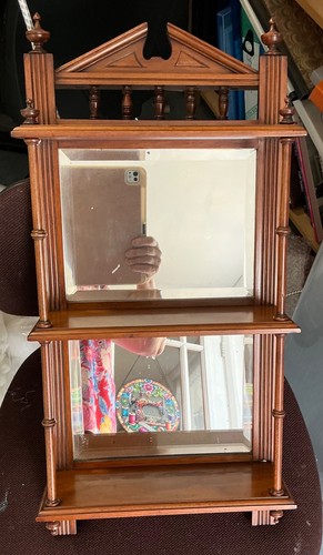 Victorian mirrored display - victorian,