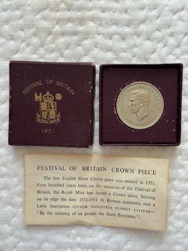 1951 festival britain crown - of,