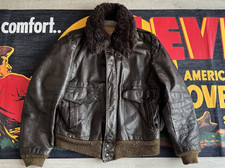 Made in USA 🇺🇸 Vintage Excelled A2 Leather Flying Bomber Jacket 
