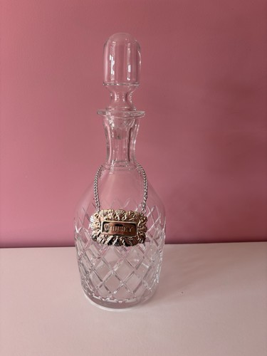 Lead crystal cut glass whiskey - lead,