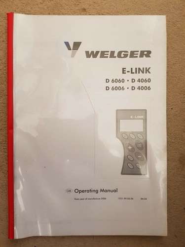 Welger d6060 d4060 - d6060, d6006
