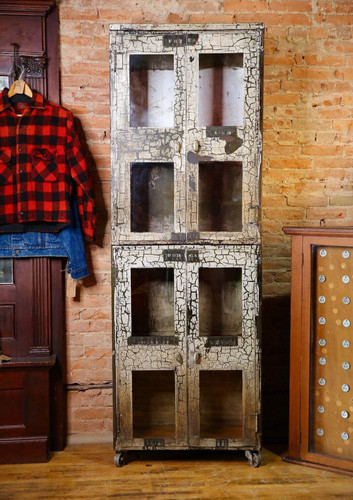 Antique medical cabinet - cabinet, metal