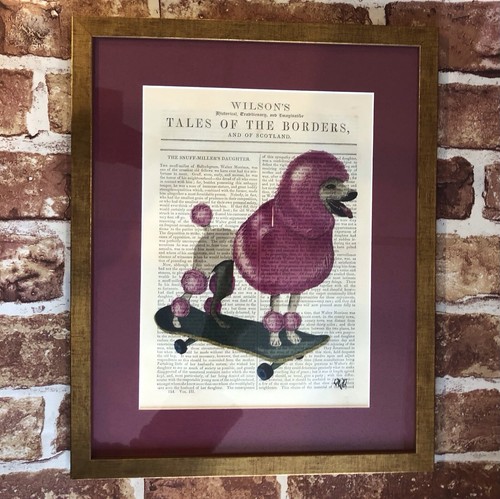 Fab funky art print - funky, framed