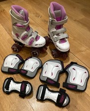 UK 13 Jnr white purple grey