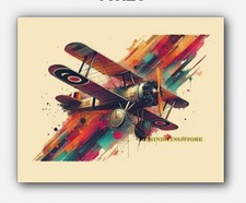 Vintage airplane WWI Fokker