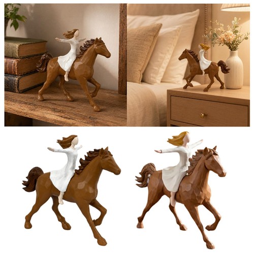 Handcrafted resin horse - horse, statue